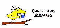 Early Bird Squares Logo